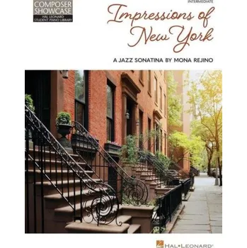 Mona Rejino: Impressions of New York - A Jazz Sonatina (noty na klavír)