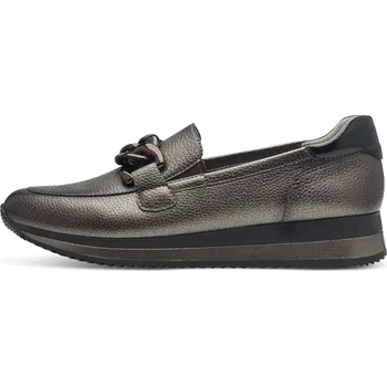 Dámské polobotky JANA SHOES NĚMECKO Boty Jana 766/1 šedo-stříbrné dámské polobotky Velikost: 40