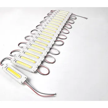 LED osvětlení LED 3PP-COB-20PC - 20 světelných LED destiček s izolací drátově propojené vhodná pro interiéry i exteriéry, IP54, 12W, 1800lm Barva: Bílá teplá