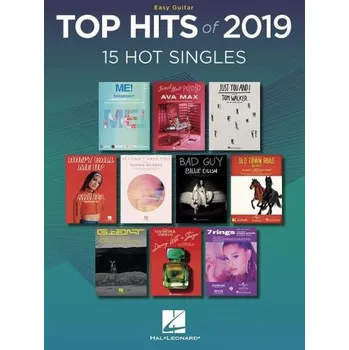Top Hits of 2019 (noty, melodická linka, akordy)