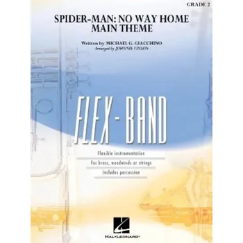 Spider-Man: No Way Home Main Theme (noty pro flexibilní orchestr, party, partitura)