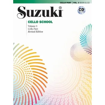 Suzuki Cello School Cello Part Volume 3 (noty na violoncello) (+audio)