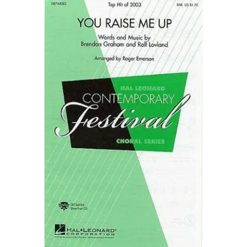 Josh Groban: You Raise Me Up (SAB) (noty pro sborový zpěv, klavír) - SADA 5 ks