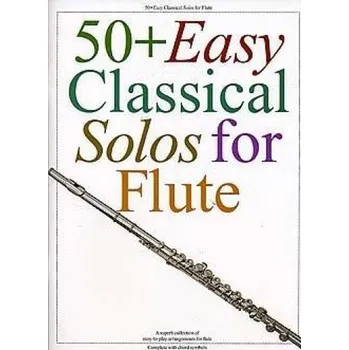 50+ Easy Classical Solos For Flute (noty, příčná flétna, s akordovými značkami)