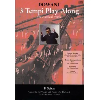 Friedrich Seitz: Concerto in G major op. 13/2 (noty na housle) (+audio)