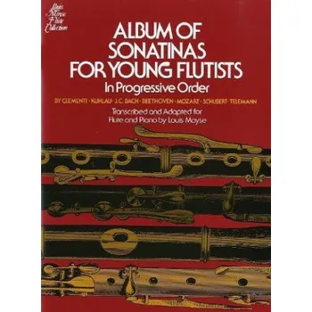 Album Of Sonatinas For Young Flautists (noty na příčnou flétnu, klavír)