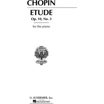 Frédéric Chopin: Etude In E Major Op.10 No.3 (noty na klavír)