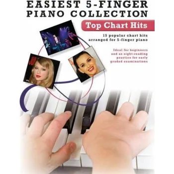 Easiest 5-Finger Piano Collection: Top Chart Hits (noty na pětiprstý klavír)