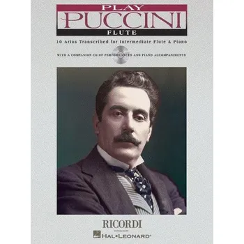 Play Puccini (noty na příčnou flétnu, klavír) (+audio)
