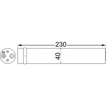 Sušič klimatizace Sušárna, klimatizace MAHLE AD 63 000S