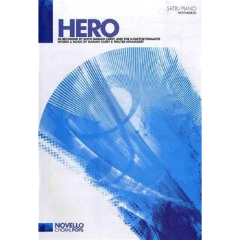Mariah Carey: Hero (SATB/Piano) (noty pro sborový zpěv, klavír) - SADA 5 ks