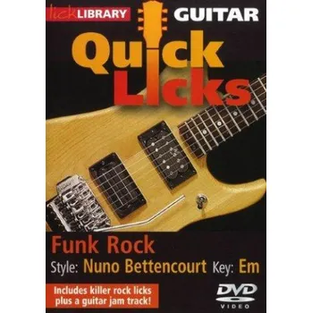 Lick Library: Nuno Bettencourt Quick Licks - Funk Rock (video škola hry na kytaru)