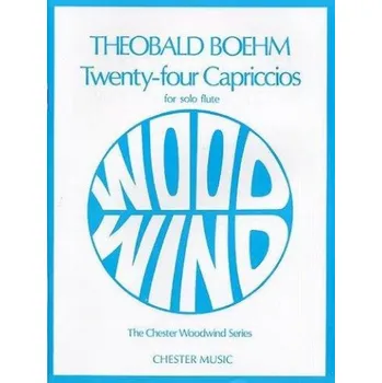 Theobald Boehm: Twenty-Four Capriccios For Solo Flute (noty na příčnou flétnu)