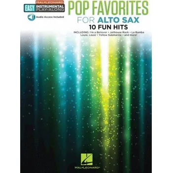 Easy Instrumental Play-Along: Pop Favourites (noty na altsaxofon) (+audio)