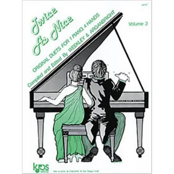 Weekle & Arganbright: : Twice As Nice 3 (noty na čtyřruční klavír)