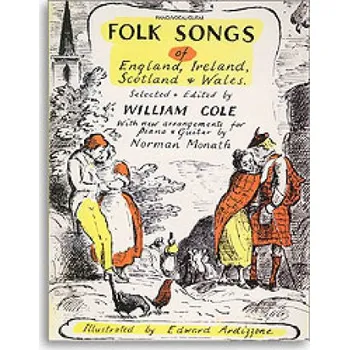 Folk Songs of England, Ireland, Scotland and Wales (noty na klavír, zpěv, akordy na kytaru)