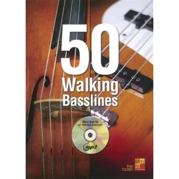 Brad Tucker: 50 Walking Basslines (noty, tabulatury na baskytaru, kontrabas)