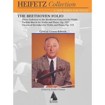 Jascha Heifetz Collection: The Beethoven Folio (noty na housle, klavír)