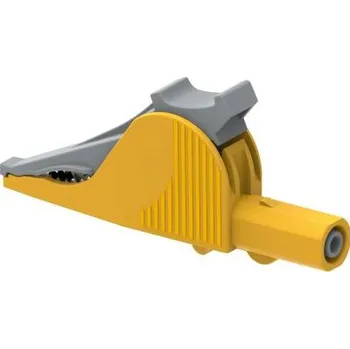 Krokosvorka Krokosvorka, 36A, materiál kontaktu: Poniklovaná ocel, Žlutá, Electro PJP