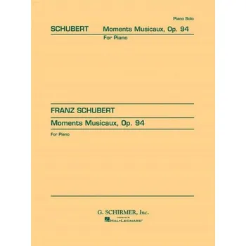 Franz Schubert: Moments Musicaux, Op. 94 (noty na klavír)
