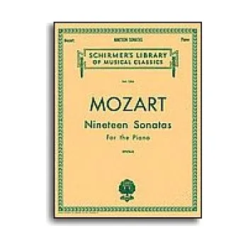 W.A. Mozart: Nineteen Sonatas For The Piano (noty, klavír)