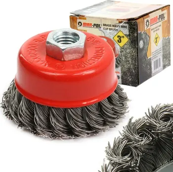 Brusný kotouč Kotouč copánkový - hrnkový 76mm M14 MAR-POL