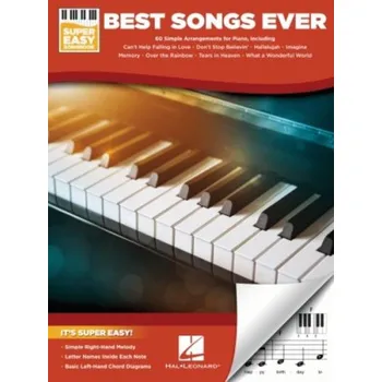 Super Easy Songbook: Best Songs Ever (noty na super snadný klavír)