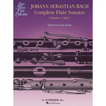 Bach Complete Flute Sonatas - Volumes 1 and 2 (noty na příčnou flétnu, klavír)