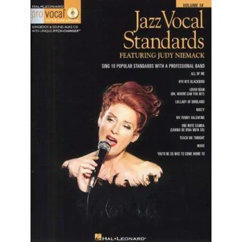 Pro Vocal 18: Jazz Vocal Standards Featuring Judy Niemack (noty, melodická linka, akordy, texty) (+audio)