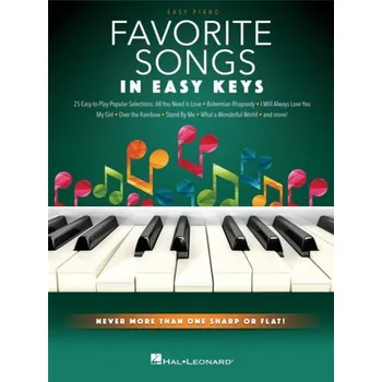 Favorite Songs - In Easy Keys (noty na snadný klavír)