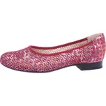 OBUV JANA ČR Boty JANA 3256 3D červené kožené baleríny Velikost: 39