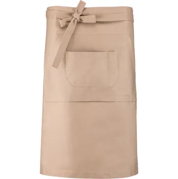 Kuchyňská zástěra KARIBAN Barmanská zástěra K887 Velikost: uni, Barva: naturální