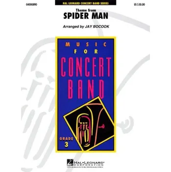 Theme from Spider-Man (noty pro školní orchestr, party, partitura)