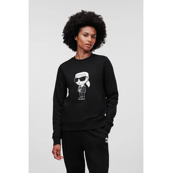 Dámská mikina MIKINA KARL LAGERFELD IKONIK 2.0 KARL SWEATSHIRT BLACK