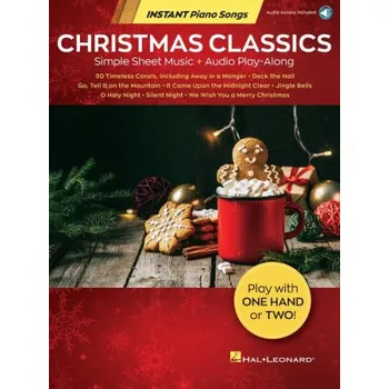 Instant Piano Songs: Christmas Classics (velké noty na snadný klavír) (+audio)