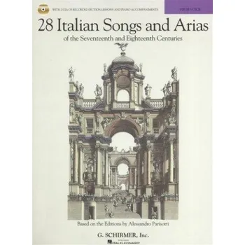 28 Italian Songs And Arias Of The 17th And 18th Centuries - High Voice (noty na zpěv, vysoký hlas, klavír) (+audio)