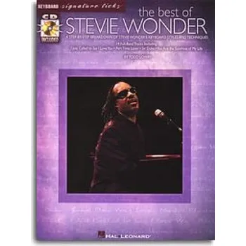 Keyboard Signature Licks: The Best Of Stevie Wonder (noty, akordy, texty, klavír, kytara, zpěv) (+audio)