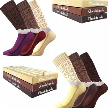 Ponožky Lonka Chocolate, velikost 38-41 dárkové balení milk