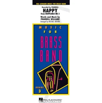 Pharrell Williams: Happy (noty pro žesťový dechový orchestr, party, partitura)