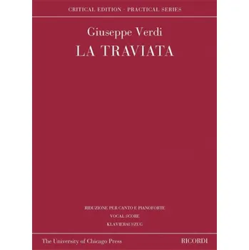 Giuseppe Verdi: La Traviata (noty, zpěv, klavír)