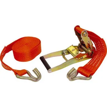 Upínací popruh Pás upínací račnový s háky, 6m, max. 1200kg, PES, EXTOL PREMIUM