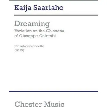 Dreaming: Variation On The Chiacona Of Giuseppe Colombi (noty na violoncello)