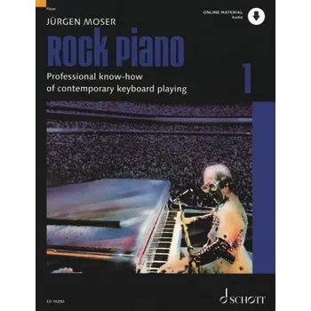 Juergen Moser: Rock Piano 1 (noty na klavír)(+audio)