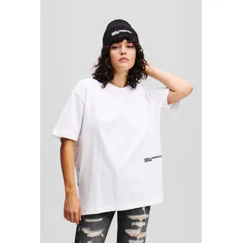 Dámské tričko TRIČKO KARL LAGERFELD JEANS KLJ RELAXED KARL TEE WHITE