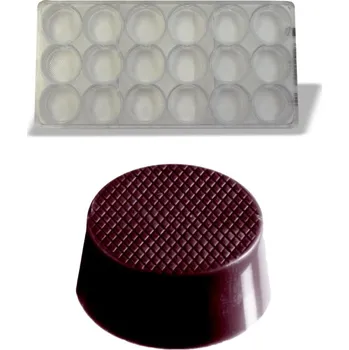 Forma na pečení Forma na pralinky (mřížkované kolečko 9g) 3x8 tvarů/ forma