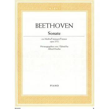 Ludwig van Beethoven: Sonate 14 Cis Opus 27/2 - Mondschein (noty na klavír)