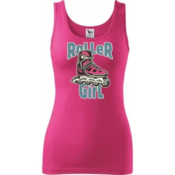 Dámské tričko Roller Girl modern - Dámské tílko - L ( Purpurová )