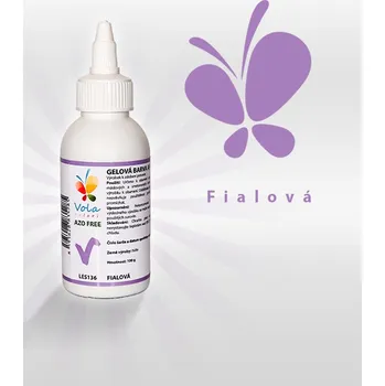 Potravinářské barvivo Gelová barva AF, fialová 100 g/lahvička