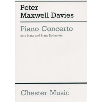 Peter Maxwell Davies: Piano Concerto (2 Piano Score) (noty na čtyřruční klavír)