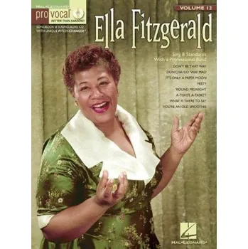 Pro Vocal Women's Edition 12: Ella Fitzgerald (noty, melodická linka, akordy) (+audio)